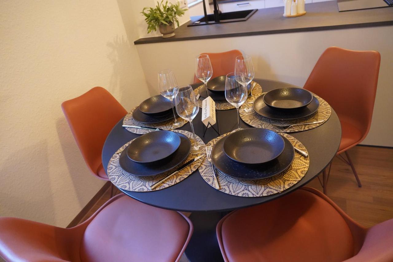 Design-Apartment I Direkt Im Zentrum I Boxspring I Nespresso I Terrasse Mit Garten I Parkplatz Bad Krozingen Dış mekan fotoğraf